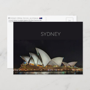 Sydney Opera House, Australia Postcard