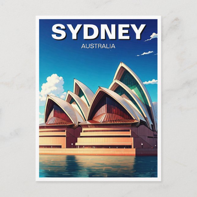 Sydney Opera House Australia Postcard (Front)