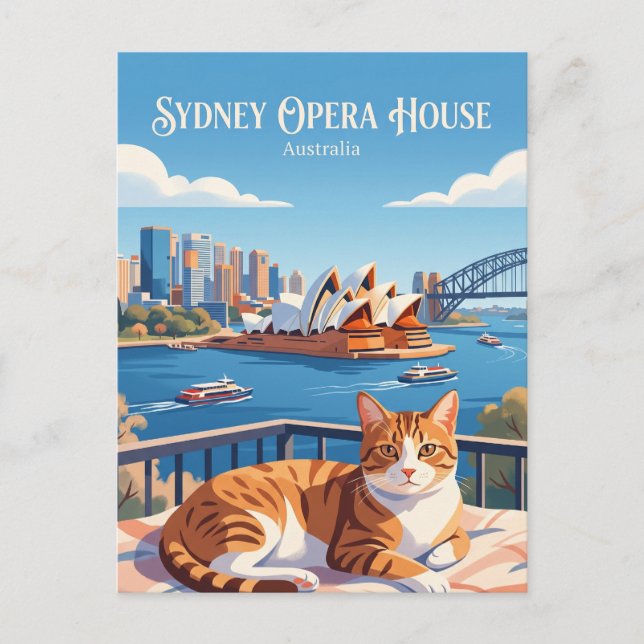 Sydney Opera House Australia Postcard (Front)