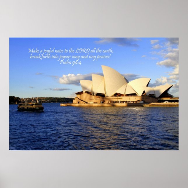 Sydney Opera House, Australia Poster (Front)