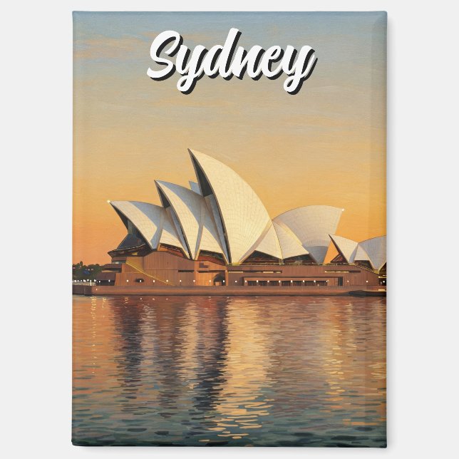 Sydney Opera House Australia Travel Magnet (Front)