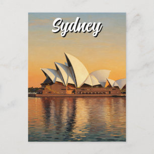 Sydney Opera House Australia Travel Postcard