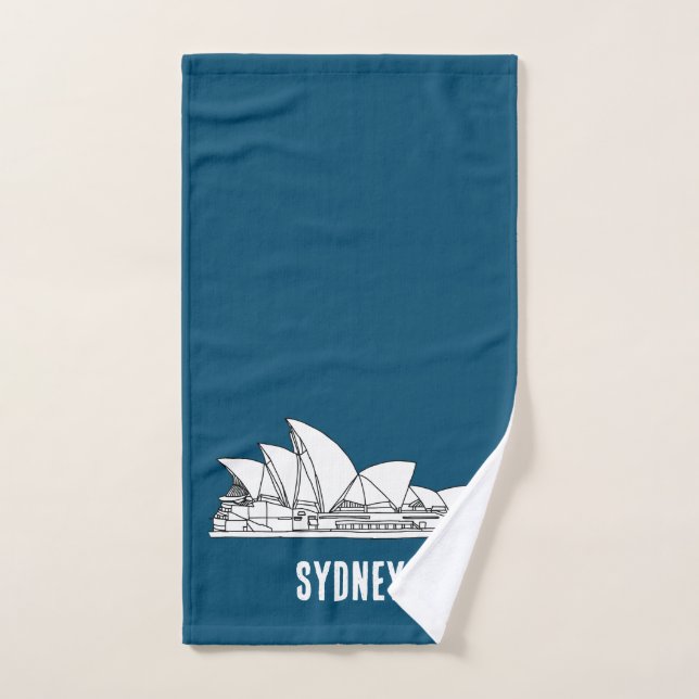 Sydney Opera House Australie en souvenir (Serviette à main)