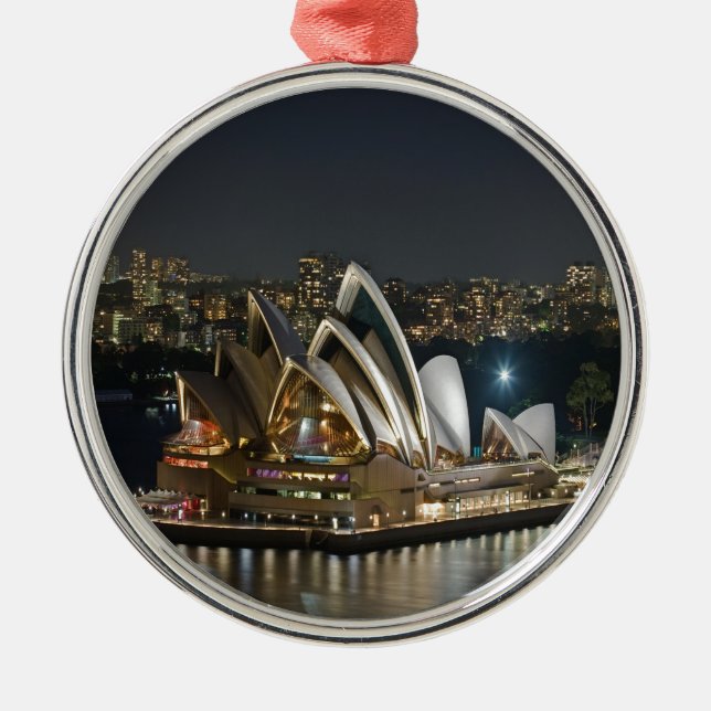 Sydney Opera House beauty and peace Metal Ornament (Front)