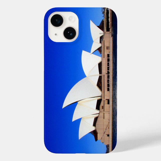 sydney opera house blue Case-Mate iPhone case (Back)