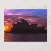 Sydney Opera House Bridal Shower Game Postcard