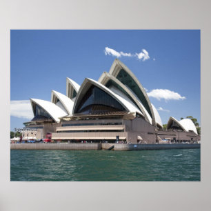 Sydney Opera House exterior, Sydney, New South Poster