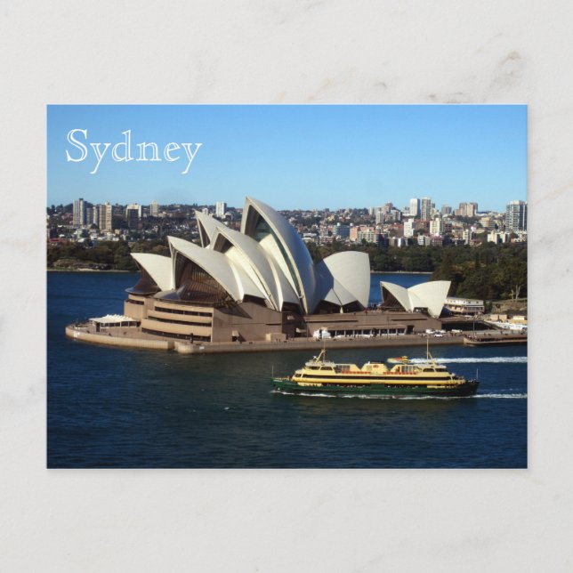 sydney opera house ferry postcard (Front)