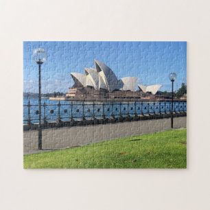 sydney opera house green jigsaw puzzle