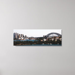 Sydney » Opera House & Harbour Bridge Canvas Print
