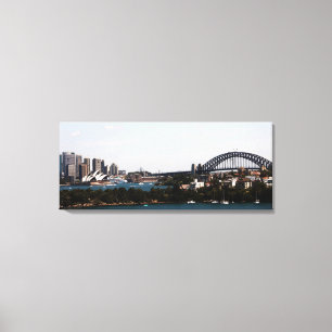 Sydney » Opera House & Harbour Bridge Canvas Print