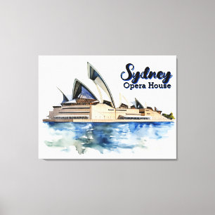  Sydney Opera House: Iconic Elegance by the Harbou Canvas Print