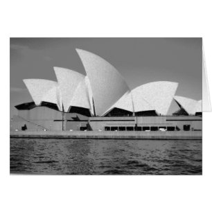Sydney Opera House in Black and White