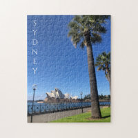 sydney opera house palm trees