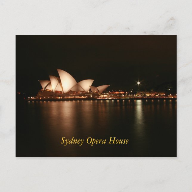 Sydney Opera House Postcard (Front)