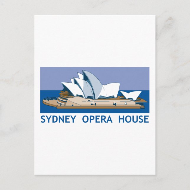 Sydney Opera House Postcard (Front)