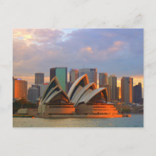 sydney opera house postcard