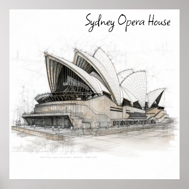 Sydney Opera House Poster (Front)