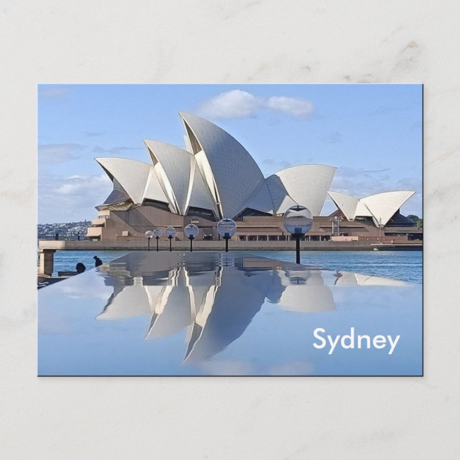 Sydney Opera House Reflections Postcard (Front)