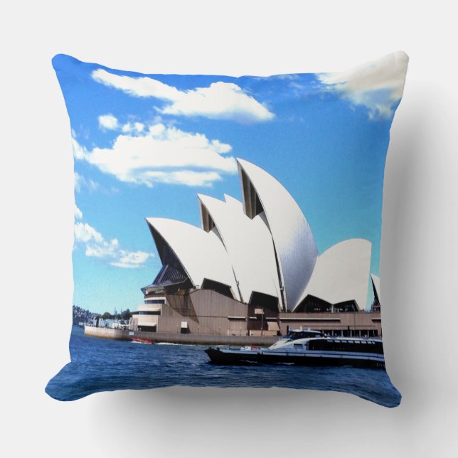 sydney Opera house Throw Pillow (Front)