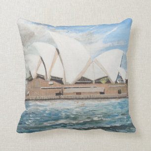 Sydney Opera House Throw Pillow