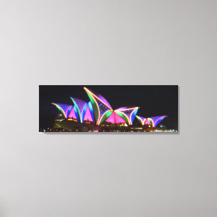 sydney opera house vibrant canvas print