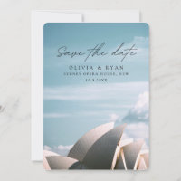 Sydney Opera House Wedding Save the Date