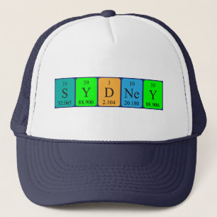 Sydney periodic table name hat