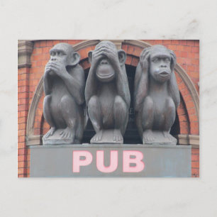 Sydney Pubs: Three Wise Monkeys Hotel Postcard
