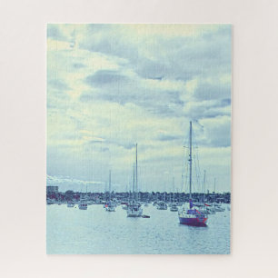 Sydney scene yachts on harbour Drummoyne Jigsaw Puzzle