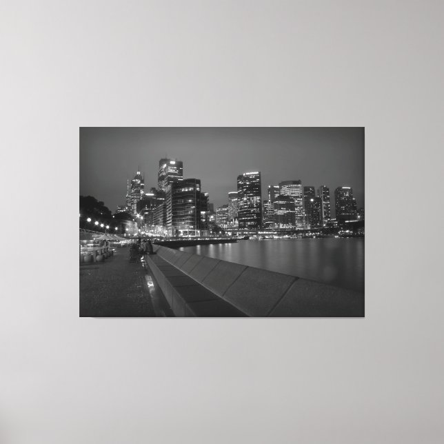 Sydney Skyline Canvas Print (Front)
