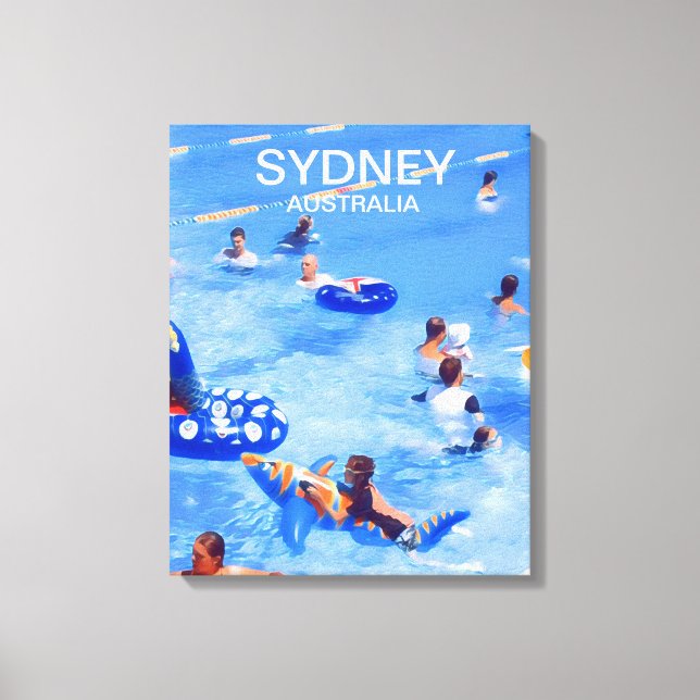 Sydney Summer swimming pool travel print (Front)