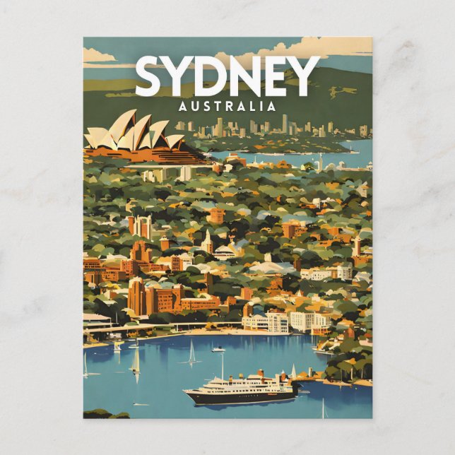 Sydney Travel Postcard (Front)