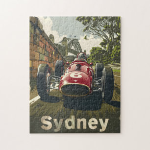 Sydney Vintage Racing Car Jigsaw Puzzle