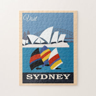 Sydney's Opera House and Harbour Bridge, Travel Jigsaw Puzzle
