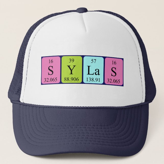 Sylas periodic table name hat (Front)