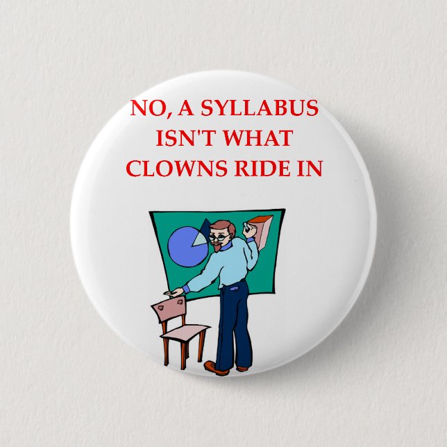 SYLLABUS 2 INCH ROUND BUTTON (Front)