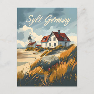 Sylt Germany North Frisian island Postcard