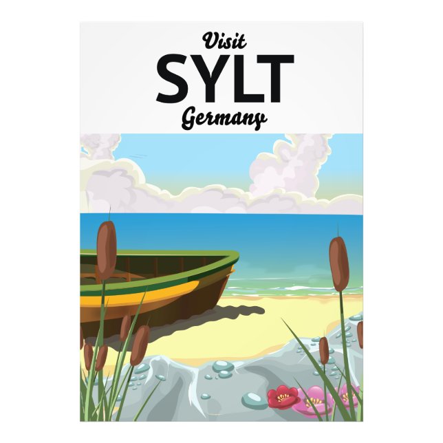 Sylt Germany travel poster (Front)