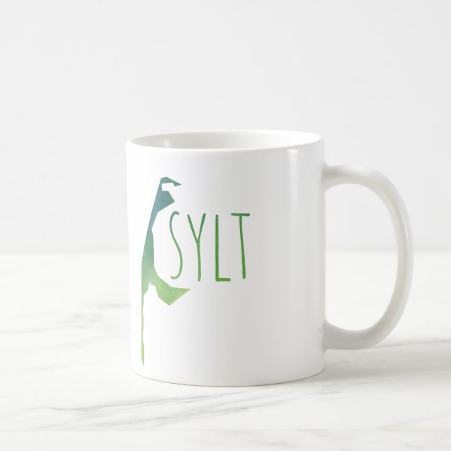 Sylt Map Coffee Mug (Right)