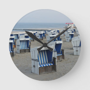 Sylt Strand Round Clock