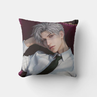 Sylus After Work, Love and Deepspace Inspired Throw Pillow