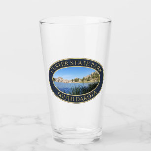 Sylvan Lake at Custer State Park in South Dakota Glass