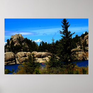 Sylvan Lake Custer state park poster