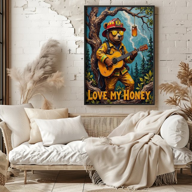 Sylvan Strums: Bear's Honeyed Refrain Poster (Creator Uploaded)