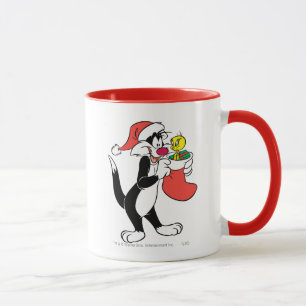 SYLVESTER™ Cat with Stocking Mug