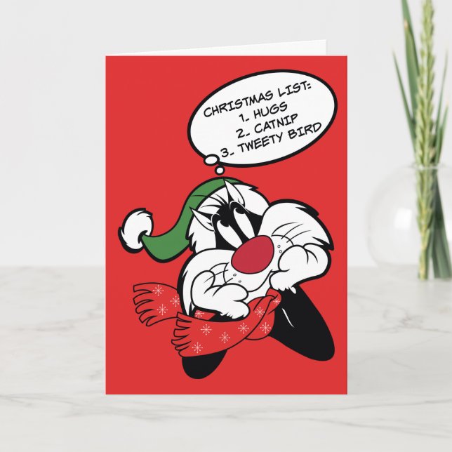 SYLVESTER™ Christmas Thoughts Holiday Card (Front)