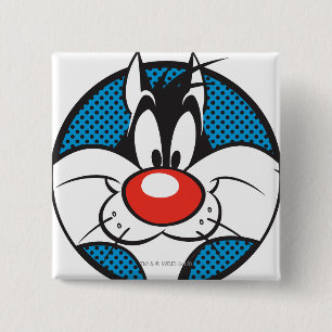 SYLVESTER™ Dotty Icon 2 Inch Square Button