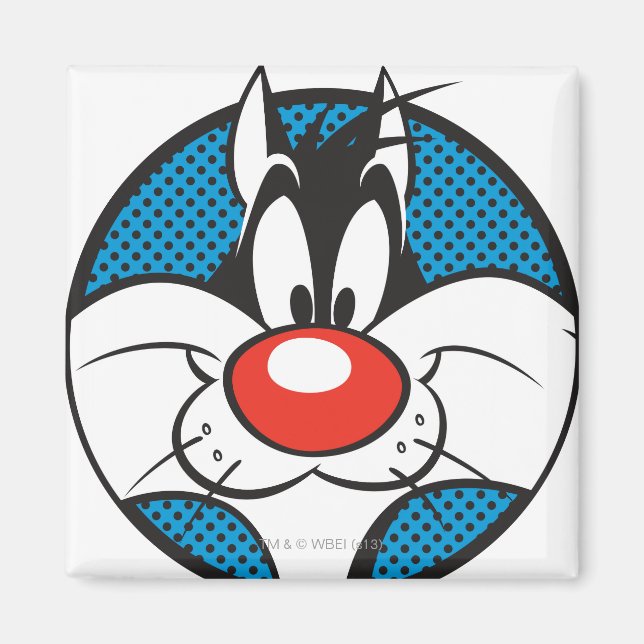 SYLVESTER™ Dotty Icon Magnet (Front)