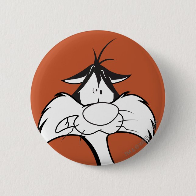 SYLVESTER™ Face 2 Inch Round Button (Front)